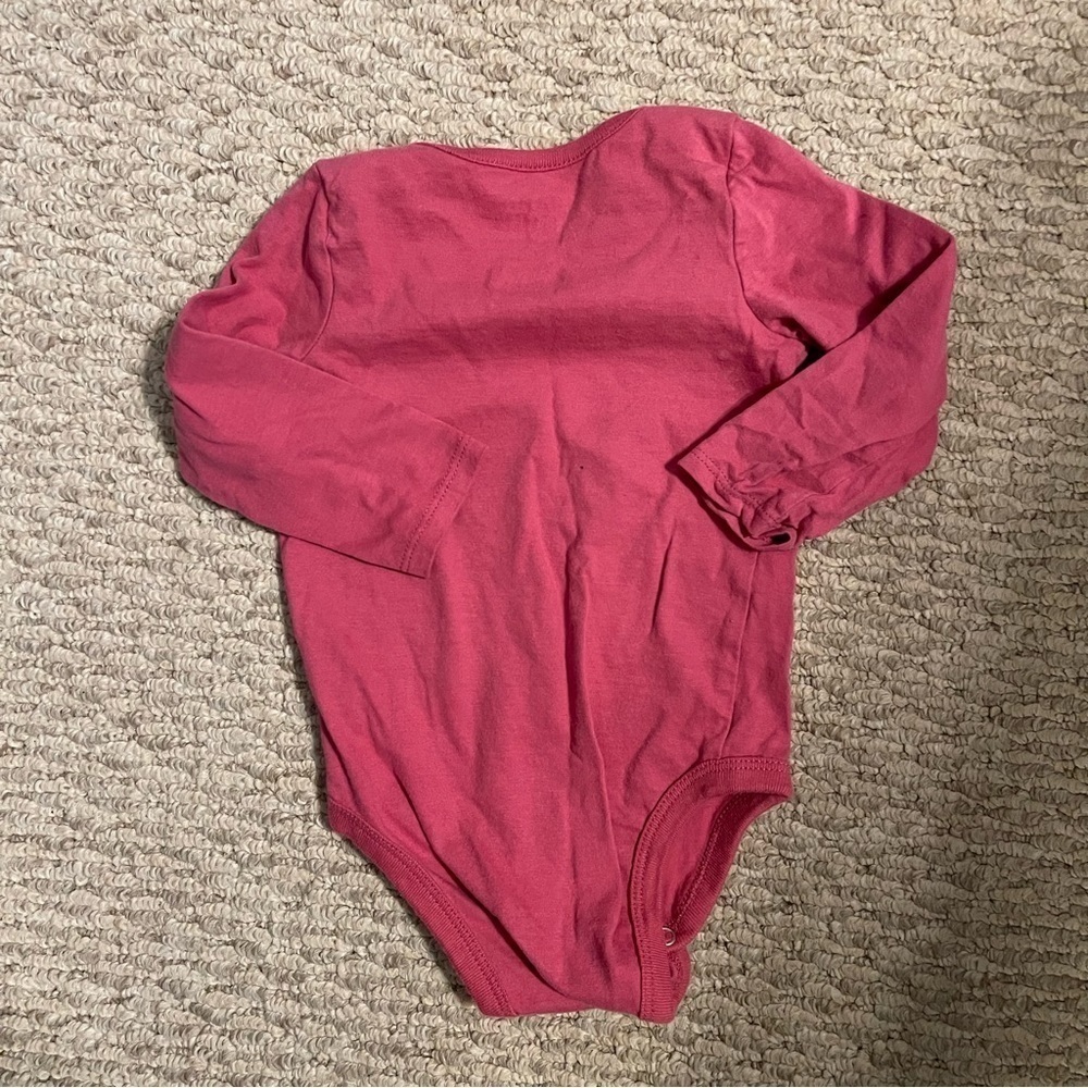 Jumping Beans / TCP | Pink Flamingo Shirt and Jean Skirt Outfit | 6-9 mo - Picture 5 of 8